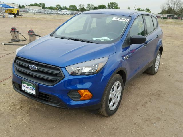 1FMCU0F70JUB43512 - 2018 FORD ESCAPE S BLUE photo 2