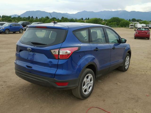 1FMCU0F70JUB43512 - 2018 FORD ESCAPE S BLUE photo 4