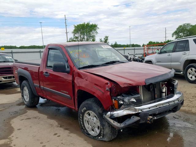 1GCDT146748161742 - 2004 CHEVROLET COLORADO RED photo 1