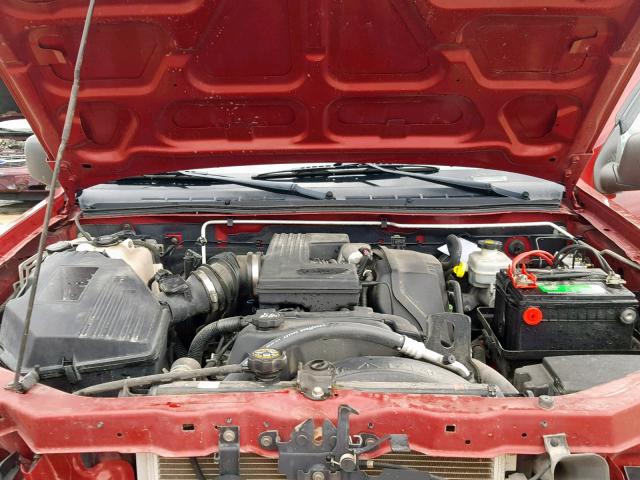 1GCDT146748161742 - 2004 CHEVROLET COLORADO RED photo 7