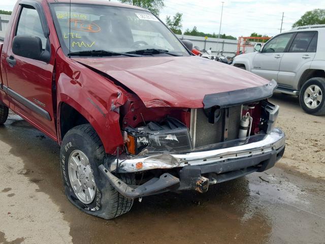 1GCDT146748161742 - 2004 CHEVROLET COLORADO RED photo 9