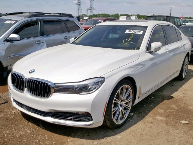 WBA7E2C59GG738798 - 2016 BMW 740 I WHITE photo 2