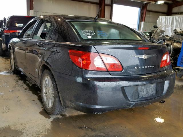 1C3LC56K07N532585 - 2007 CHRYSLER SEBRING TO BLACK photo 3