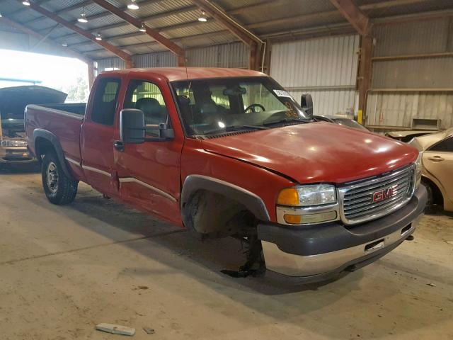 1GTHC29U32E100210 - 2002 GMC SIERRA C25 RED photo 1