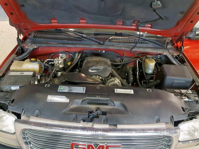 1GTHC29U32E100210 - 2002 GMC SIERRA C25 RED photo 7