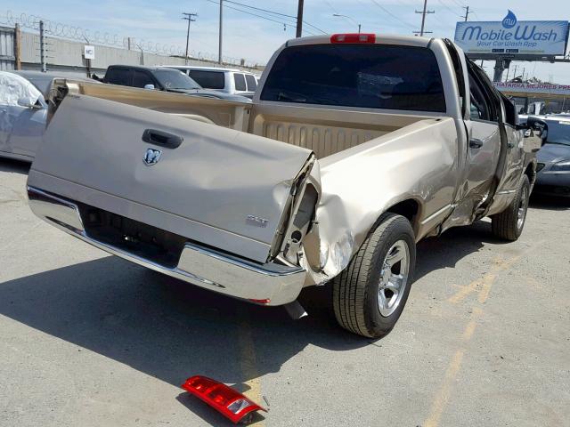 1D7HA18N65S172265 - 2005 DODGE RAM 1500 S GOLD photo 4