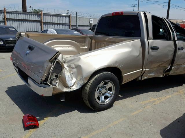 1D7HA18N65S172265 - 2005 DODGE RAM 1500 S GOLD photo 9