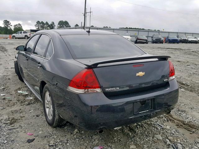 2G1WA5E34E1175931 - 2014 CHEVROLET IMPALA LIM BLACK photo 3