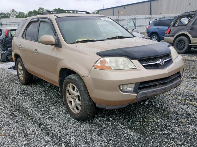 2HNYD18621H533321 - 2001 ACURA MDX TOURIN GOLD photo 1