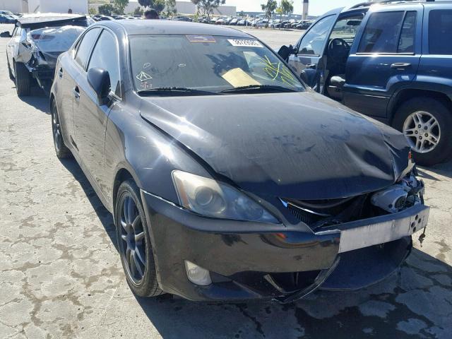 JTHBK262172036557 - 2007 LEXUS IS 250 BLACK photo 1