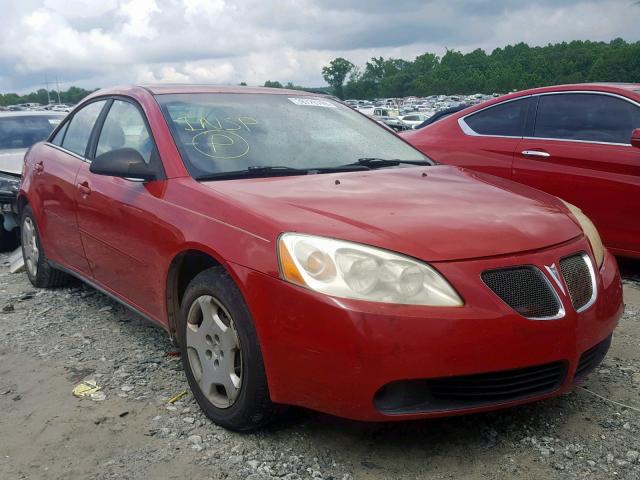 1G2ZF55B264180567 - 2006 PONTIAC G6 SE RED photo 1