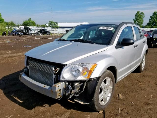 1B3HB28B88D755773 - 2008 DODGE CALIBER SILVER photo 2