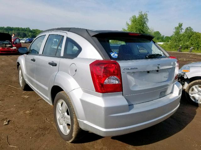 1B3HB28B88D755773 - 2008 DODGE CALIBER SILVER photo 3