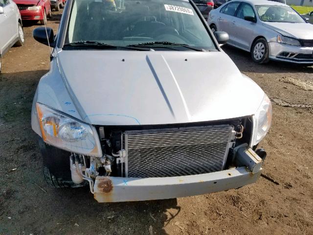 1B3HB28B88D755773 - 2008 DODGE CALIBER SILVER photo 9