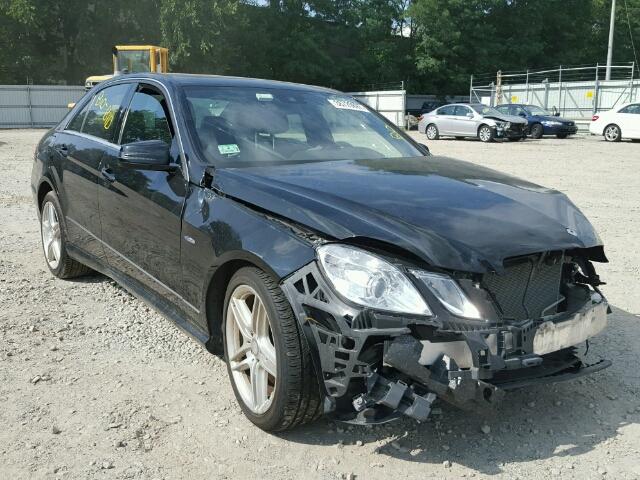 WDDHF8JB5CA652682 - 2012 MERCEDES-BENZ E BLACK photo 1