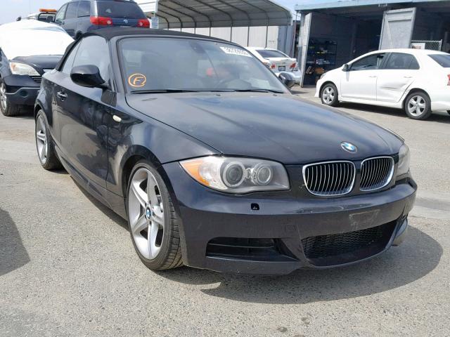 WBAUN7C53BVM25184 - 2011 BMW 135 I BLACK photo 1