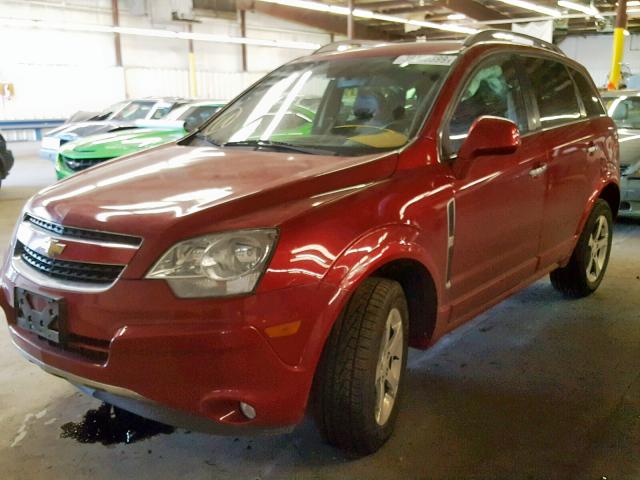 3GNFL4E56CS648038 - 2012 CHEVROLET CAPTIVA SP RED photo 2