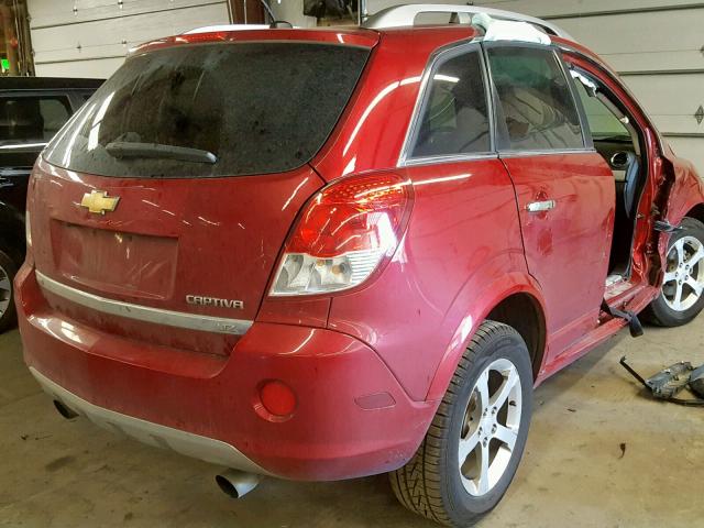 3GNFL4E56CS648038 - 2012 CHEVROLET CAPTIVA SP RED photo 4