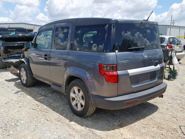 5J6YH1H75AL004168 - 2010 HONDA ELEMENT EX GRAY photo 3