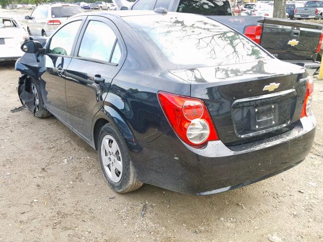 1G1JA5SH6F4198191 - 2015 CHEVROLET SONIC LS BLACK photo 3