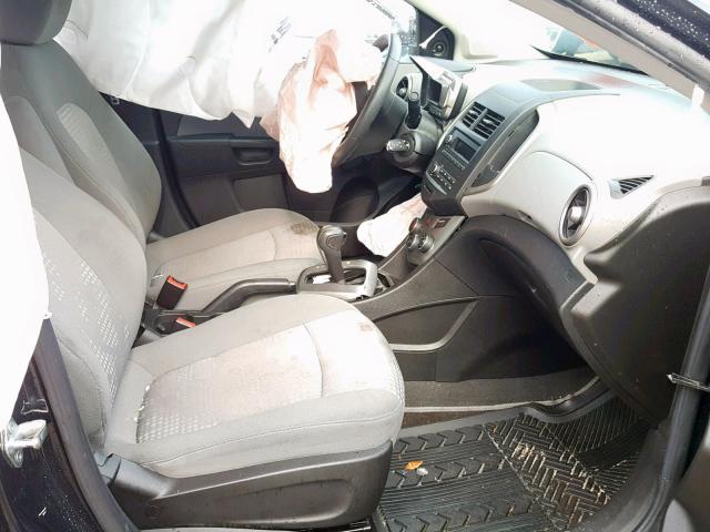 1G1JA5SH6F4198191 - 2015 CHEVROLET SONIC LS BLACK photo 5