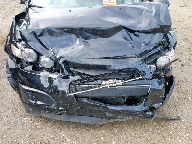 1G1JA5SH6F4198191 - 2015 CHEVROLET SONIC LS BLACK photo 7