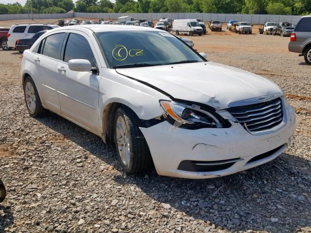 1C3CCBAB1CN317149 - 2012 CHRYSLER 200 LX WHITE photo 1