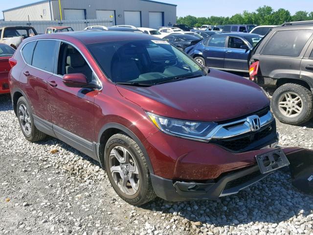 7FARW1H83HE024638 - 2017 HONDA CR-V EXL BURGUNDY photo 1