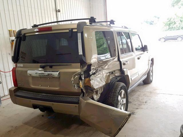 1J8HG58N96C216084 - 2006 JEEP COMMANDER TAN photo 4