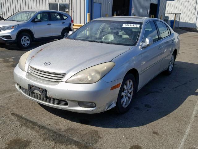 JTHBF30G330113109 - 2003 LEXUS ES 300 SILVER photo 2