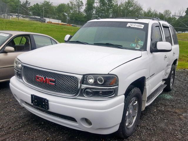 1GKEK63U74J225974 - 2004 GMC YUKON DENA WHITE photo 2