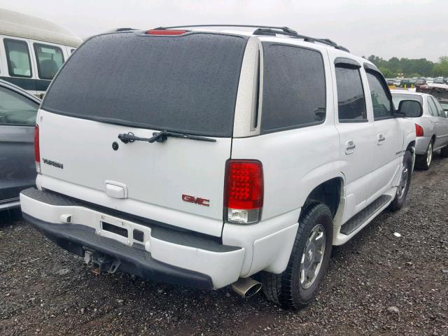 1GKEK63U74J225974 - 2004 GMC YUKON DENA WHITE photo 4