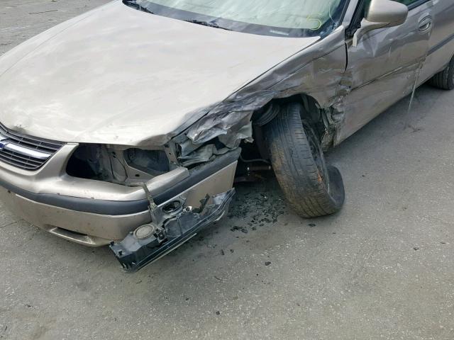 2G1WF52E739432795 - 2003 CHEVROLET IMPALA GOLD photo 9