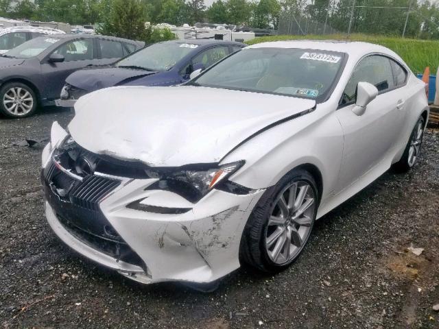 JTHSM5BC9G5000544 - 2016 LEXUS RC 300 WHITE photo 2