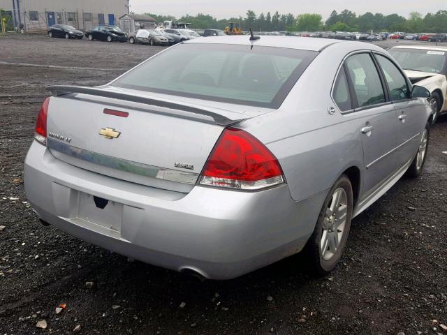 2G1WC57M491169262 - 2009 CHEVROLET IMPALA 2LT SILVER photo 4