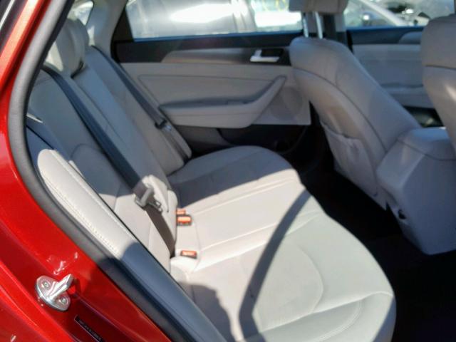 5NPE34AF4FH088876 - 2015 HYUNDAI SONATA SPO RED photo 6