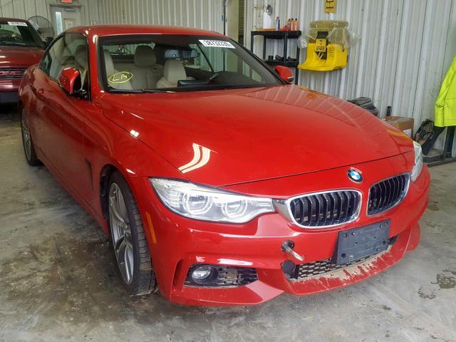 WBA3T3C50EP737336 - 2014 BMW 435 I RED photo 1