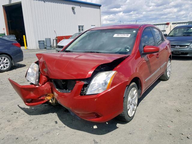 3N1AB6AP6AL704627 - 2010 NISSAN SENTRA 2.0 RED photo 2