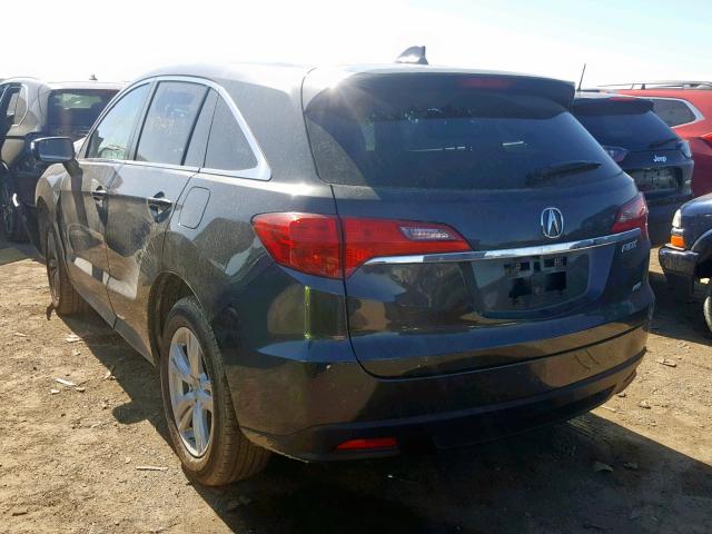 5J8TB4H39FL002898 - 2015 ACURA RDX GRAY photo 3