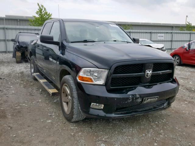 1C6RD7KTXCS248574 - 2012 DODGE RAM 1500 S BLACK photo 1