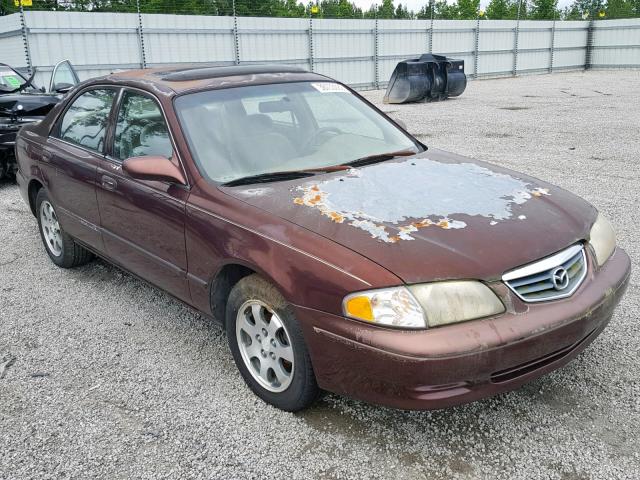 1YVGF22C9Y5129105 - 2000 MAZDA 626 ES BURGUNDY photo 1