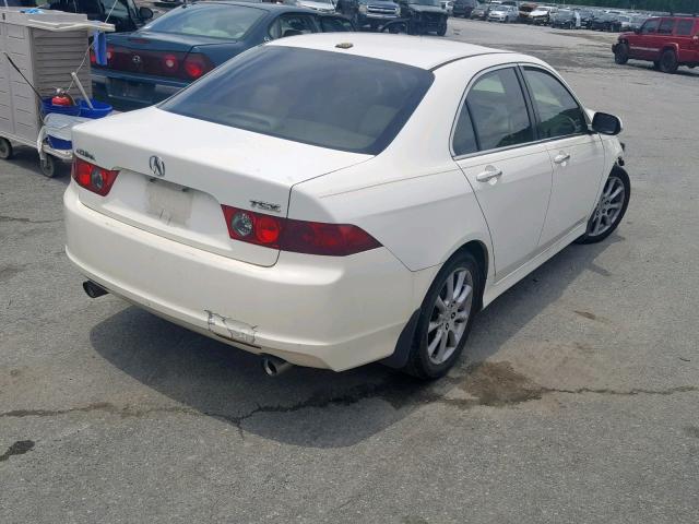 JH4CL96996C008893 - 2006 ACURA TSX WHITE photo 4