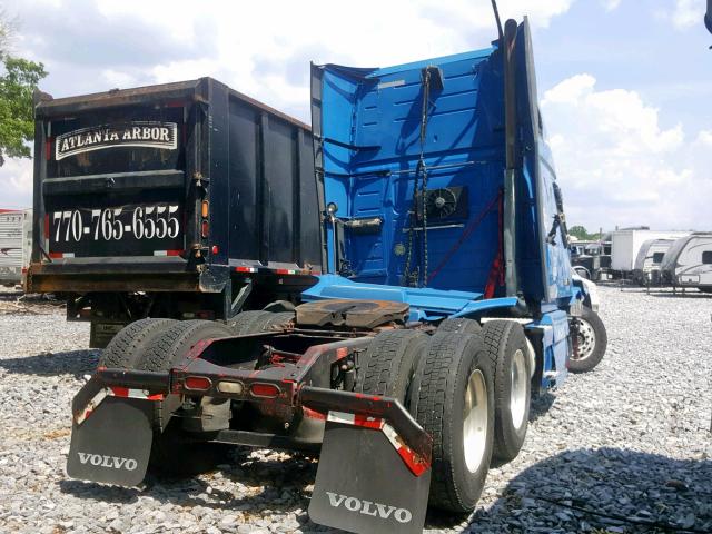 4V4NC9KJ4CN559411 - 2012 VOLVO VN VNL BLUE photo 4