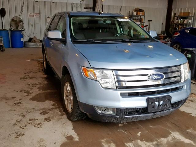 2FMDK38CX8BA79369 - 2008 FORD EDGE SEL BLUE photo 1