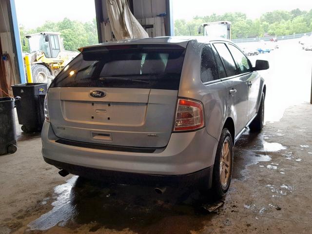 2FMDK38CX8BA79369 - 2008 FORD EDGE SEL BLUE photo 4