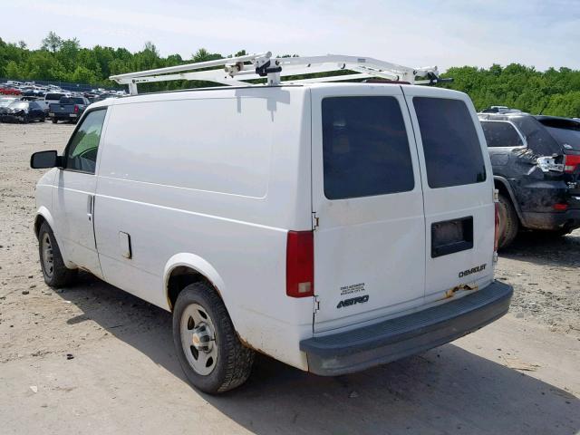 1GCDM19X04B124565 - 2004 CHEVROLET ASTRO WHITE photo 3