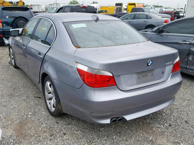 WBANA535X5B861296 - 2005 BMW 525 I GRAY photo 3