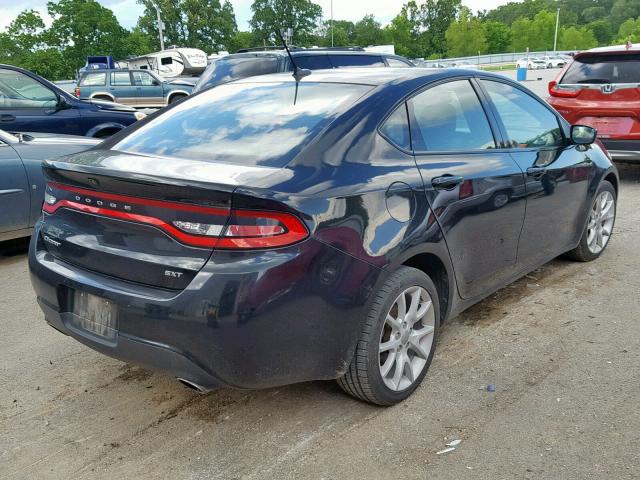 1C3CDFBA1DD292609 - 2013 DODGE DART SXT BLACK photo 4