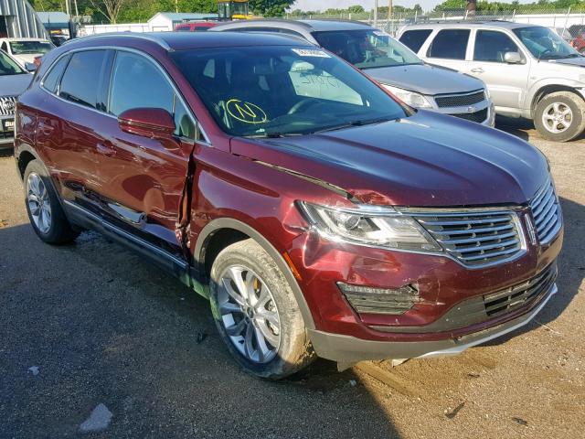 5LMCJ2D96GUJ15843 - 2016 LINCOLN MKC SELECT MAROON photo 1