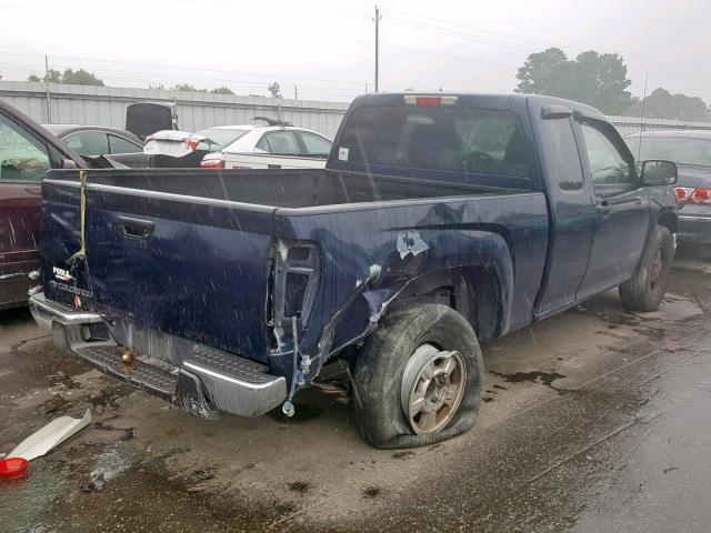 1GCCS19E578106130 - 2007 CHEVROLET COLORADO BLUE photo 4